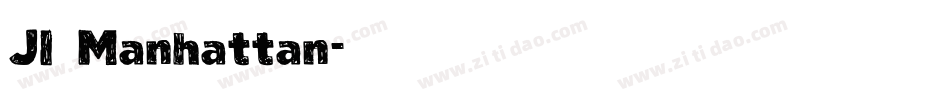 JI Manhattan字体转换